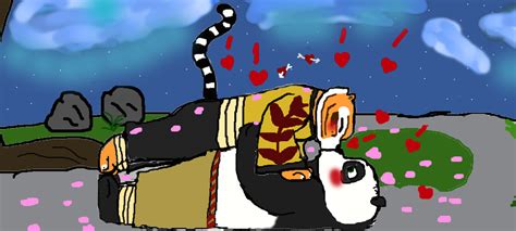 Kung Fu Panda Po And Tigress Kiss By Chichichindy On Deviantart