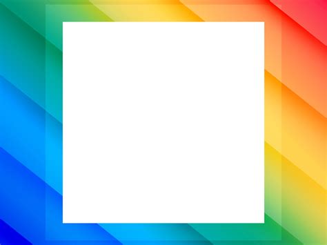 Colorful Border Backgrounds Border And Frames Multi Color Templates