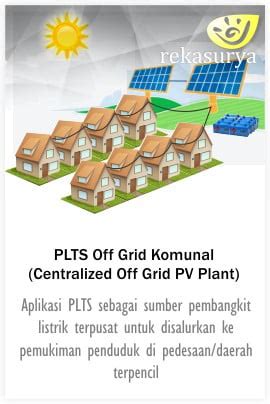 Paket PLTS Off Grid Komunal PLTS Terpusat Untuk Pedesaan Daerah