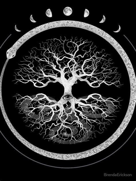 Ouroboros Tree Of Life T Shirt By Brendaerickson Redbubble