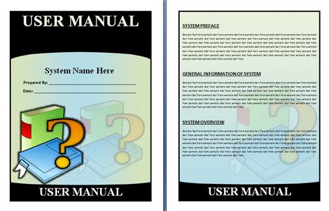 User Manual Templates | 21+ Free Printable Word & PDF Formats