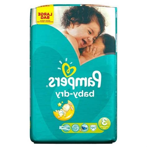 Pampers Baby Dry Disposable Diapers Size 3 Free 2