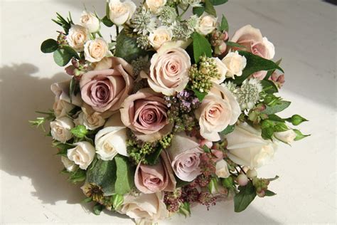 The Flower Magician Vintage Bridal Bouquet To Tone With Mocha