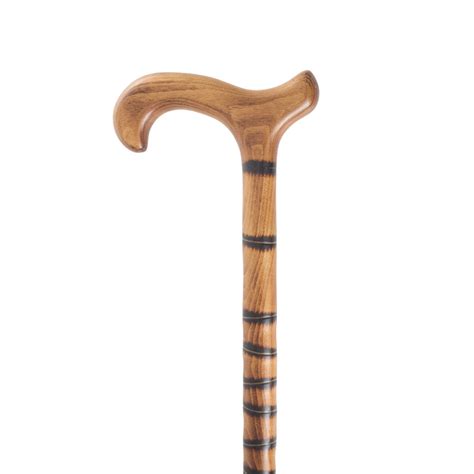 Gents Beech Derby Walking Stick With Decorated Shaft Health And Care