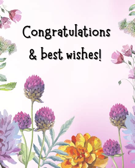 Best Wishes Free Congratulations Group Card Free Congratulations