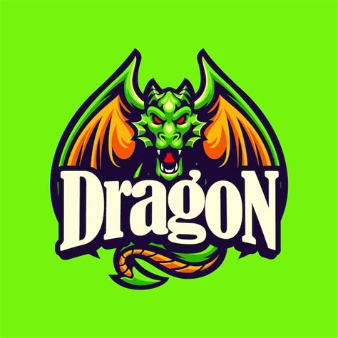 Premium Vector Dragon Mascot Logo Vector Template