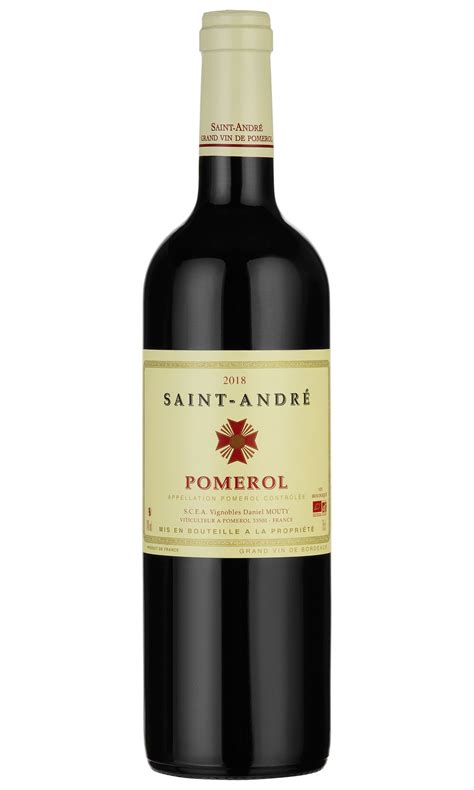 Pomerol Saint André Rouge Aoc 2018 075l Vignobles Daniel
