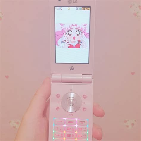Kitten Pink Flip Phone ・ﾟ ♡ Please Do Not Delete Captionsource