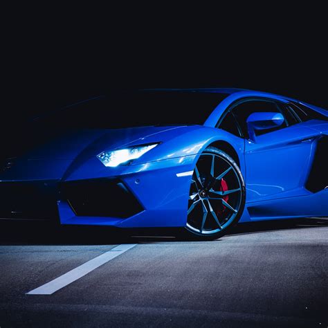 Lamborghini Huracan Wallpaper 4k Blue Dark