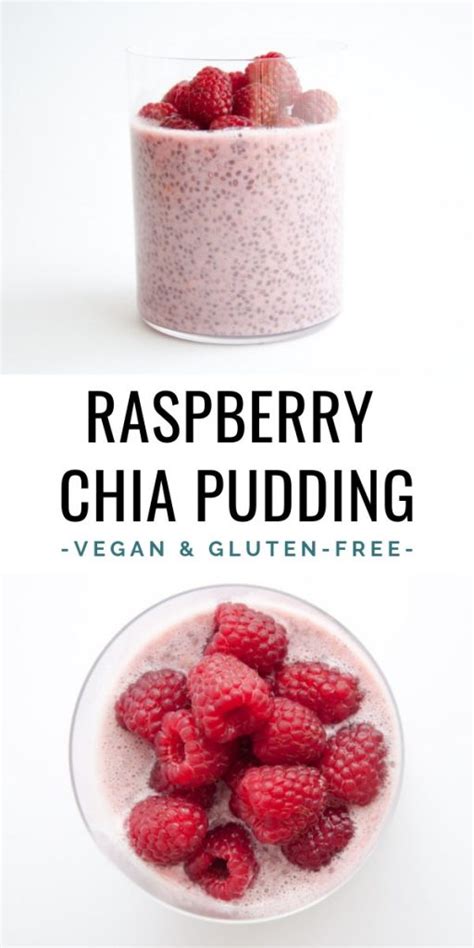 Raspberry Chia Pudding Recipe Elephantastic Vegan