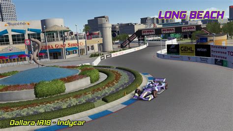 Assetto Corsa Long Beach W Dallara IR18 Indycar YouTube