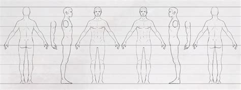 GP Male Turnaround Sheet Body Tutorial Male Character Turnaround
