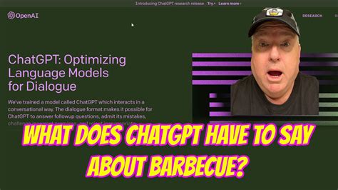 what does chatgpt have to say about barbecue chris allingham the virtual weber bullet youtube