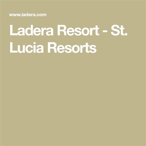 Ladera Resort St Lucia Resorts Ladera Resort St Lucia Resorts St