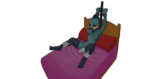 Rule 34 Bea Nitw Bed Blush Bondage Bound Breasts Catfistingparty