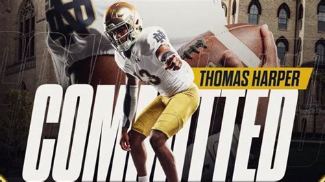 Thomas Harper Announces His Transfer To Notre Dame