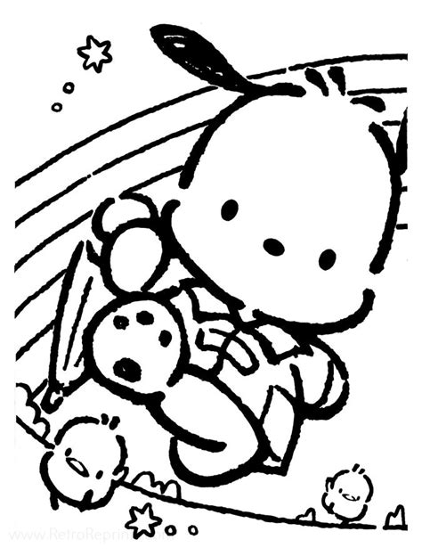 Pochacco Coloring Pages Coloring Home