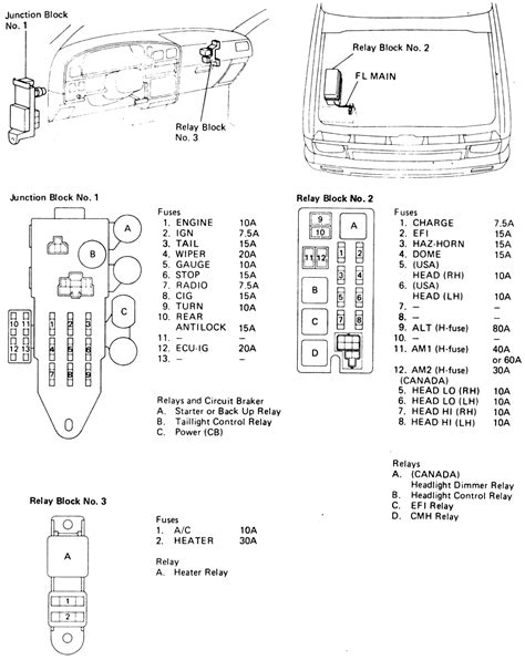 1993 Toyota Camry Electrical Wiring Diagram