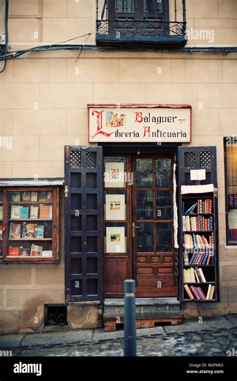 Antique Bookstore In Toledo Spain Stock Photo Alamy