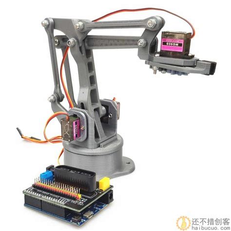Esp8266 D1四自由度3d打印机械臂套件 For Arduino控制学习套件diy Snam8000 还不错创客商城