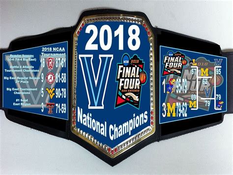 2018 Villanova Wildcats Ncaa Mens Basketball National Champions