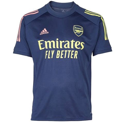 Arsenal Blue Training Jersey 202021 Official Adidas Arsenal 2021