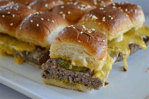 Easy Baked Cheeseburger Sliders This Delicious House
