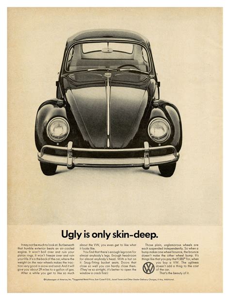 Volkswagen Of America Ads 196068 Fonts In Use Volkswagen