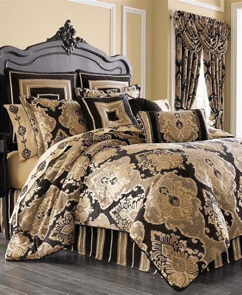 J Queen New York Bradshaw Black 4 Pc Bedding Collection And Reviews