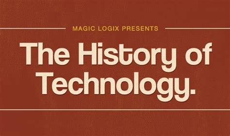 The History Of Technology Infographic Visualistan