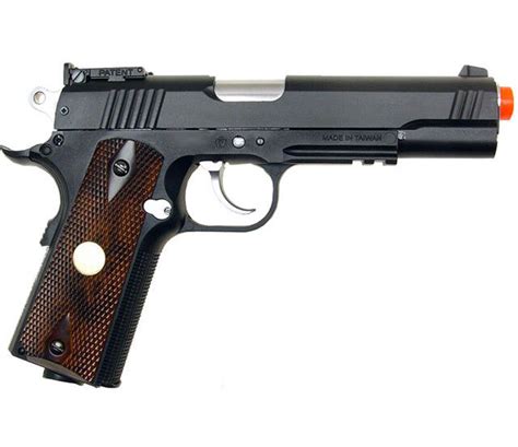 500 Fps New Full Metal Wg Airsoft M 1911 Gas Co2 Hand Gun Pistol W 6mm