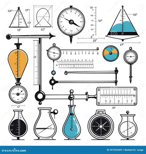 Measuring Devices Ai Generatet Stock Illustration Illustration Of Technology Generatet