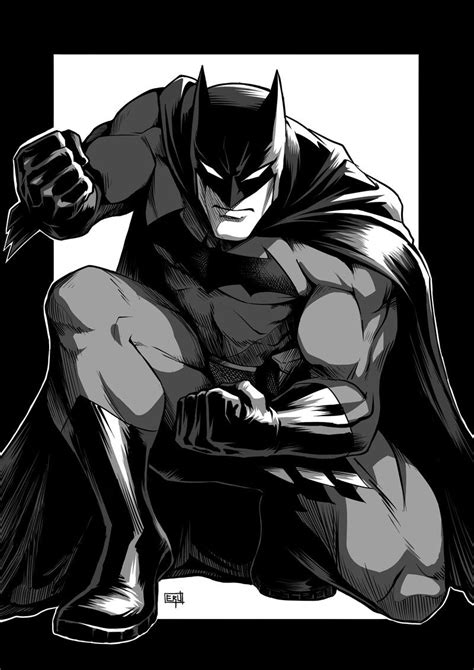 Artstation Batman Manga Style Hernán Eru Castellano Batman