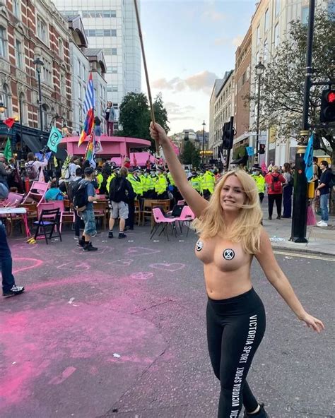 Topless Xr Protester Calls Out Boris Johnson In Letter And Demands End