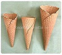 ¿a quién no le gusta la buena comida? Receta de Conos para helados | Receta | Recetas, Recetas ...