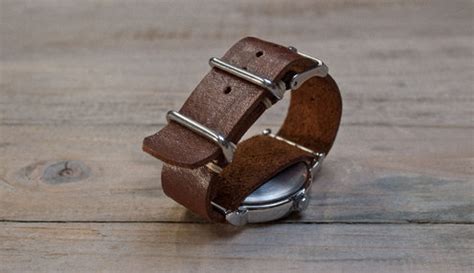 If you don't have a watch strap you could also make this bracelet with a grosgrain ribbon and tie it on. How to: Make a DIY Masculine Leather Watch Strap | Man ...