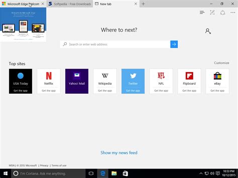 Windows 10 Build 10565 Brings Eagerly Awaited Microsoft Edge Browser
