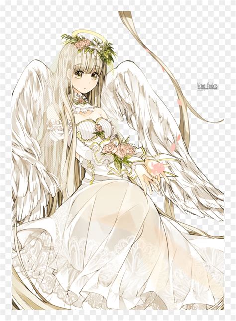 Free Dark Angel Anime Girl Drawing Anime Angel Girl Render Free