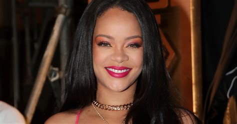 Rihanna Debuts Bangs Haircut At Fenty Party In Paris