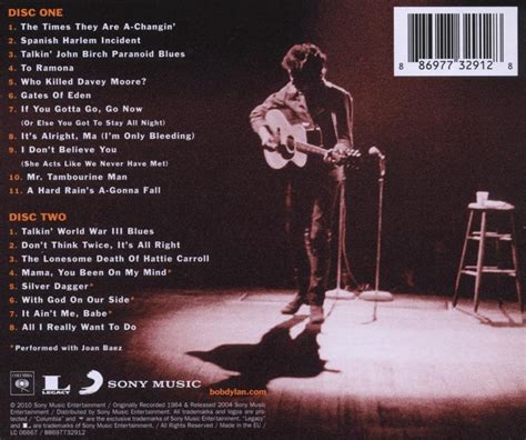 The Bootleg Series Vol 6 Bob Dylan Live 1964 Concert At