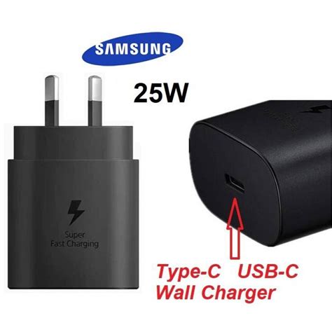Options include fast wall chargers, car chargers, and a power bank. Samsung SUPER Fast Charger 3A 25W PDO PPS S10 5G S20 A50 ...