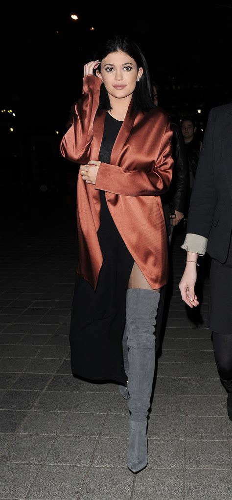 Kylie Jenner Night Out Style London March 2015 • Celebmafia
