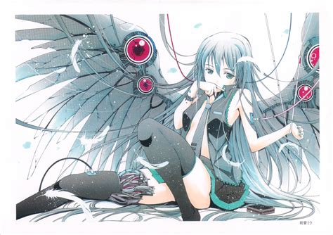 Hatsune Miku Vocaloid Wings Anime Wallpapers