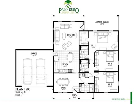Plan 1800 1800 Sq Ft Open House Plans How To Plan House Floor Plans