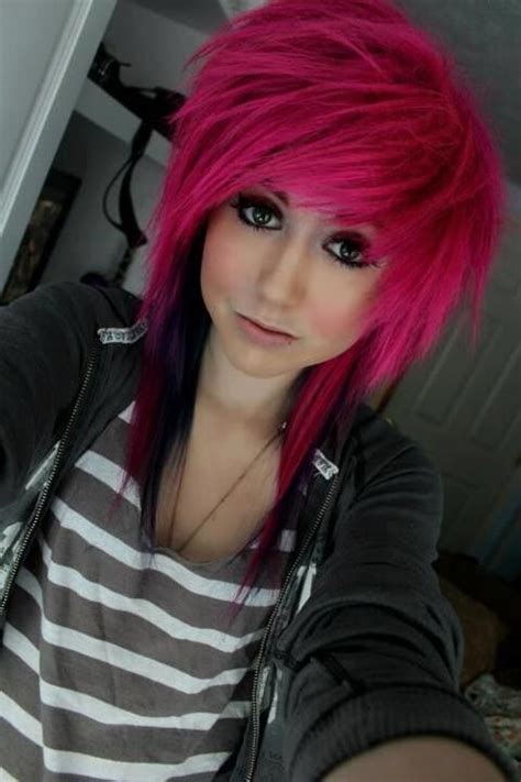 Teen Girl With Pink Hair Cumception