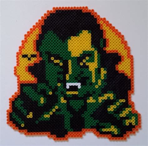 Perler Classic Horror Monster Dracula Adapted From A Cross Stitch The