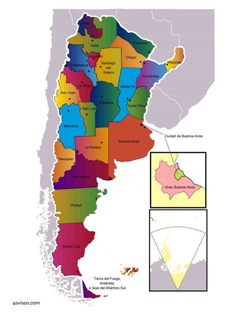 Mapa De Argentina Con Nombres Provincias Y Capitales Para Descargar E Imprimir
