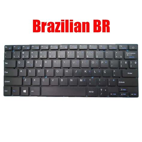 Brasileiro br teclado portátil mb27716023 XK HS002 YXT NB93 64 k3103