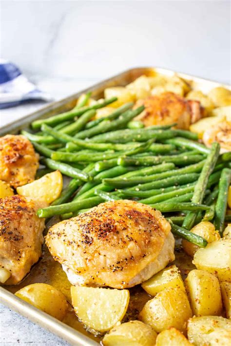 Chicken Sheet Pan Dinner Beyond The Chicken Coop