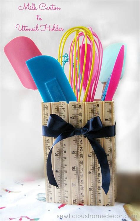 Coolest Diy Utensil Holder Projects Just Craft And Diy Projects